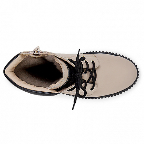 Полусапоги ортопедические Dr Thomas утепленные женские DTD-615-4 бежевые. Изображение 5 из 6