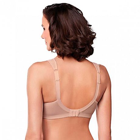 Бюстгальтер без косточек Amoena для фиксации экзопротеза Isadora SB 0948 телесный. Изображение 2 из 2
