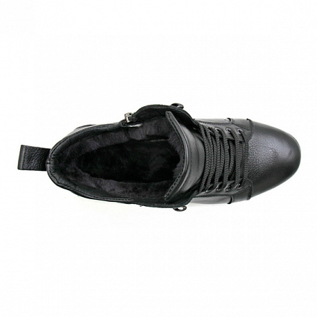 Кроссовки ортопедические Ортомода утепленные с мехом мужские 92461-Х-201 черные. Изображение 5 из 5