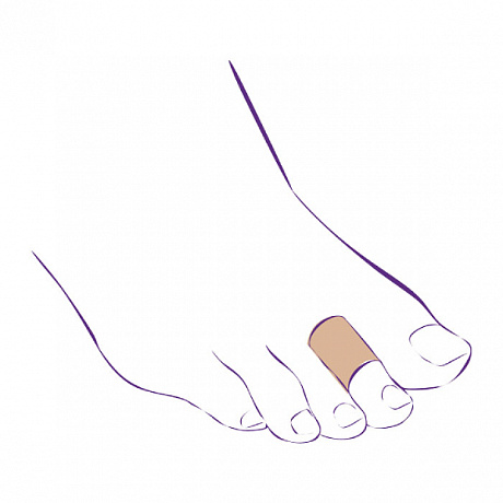 Защитный протектор Тривес для пальцев стопы 15 см СТ-65. Изображение 6 из 6