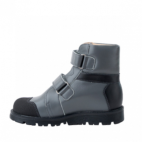 Ботинки ортопедические Твики утепленные для мальчиков TW-511-16 серый/черный. Изображение 3 из 4